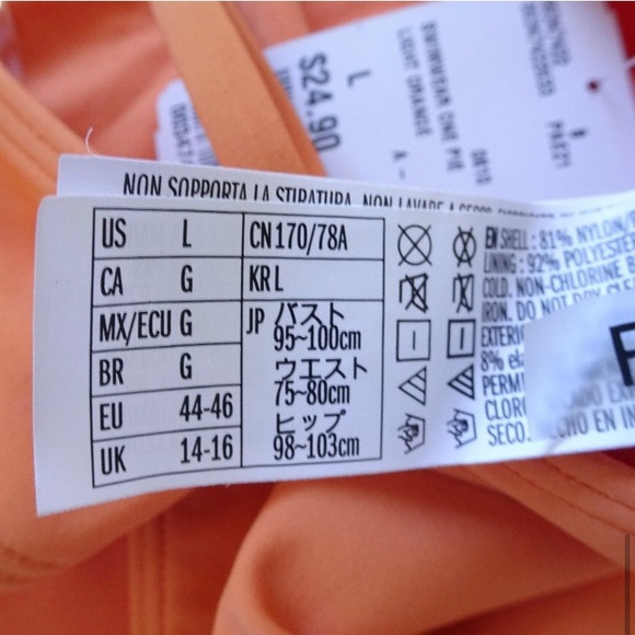 NWT Forever 21 One Piece Swimsuit Large - Picture 10 of 11